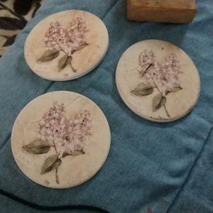Vintage LILAC COASTERS